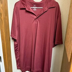 George Red Polo Shirt Classic Style